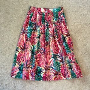 J crew pineapple skirt